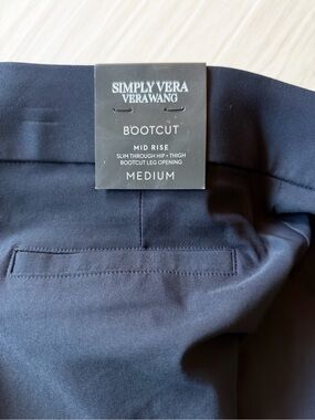 Simply Vera Vera Wang Women's Bootcut Pants - Navy